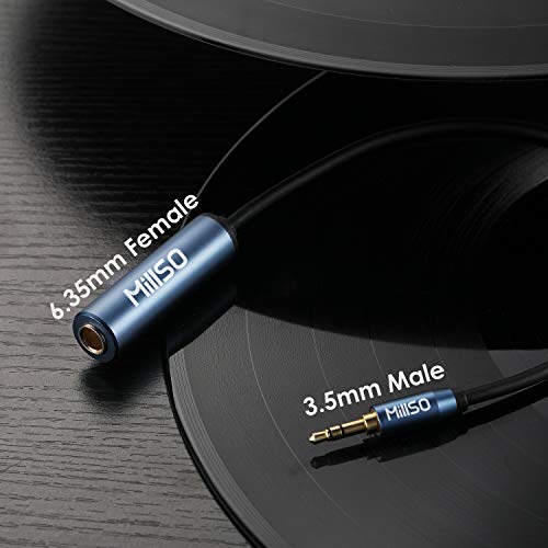 MillSO-14-to-35mm-Headphone-Adapter-66ft-TRS-635mm-Female-to-35mm-Male-18-to-14-Stereo-Audio-Adapter-for-Amplifiers-Guitar-Piano-Home-Theater-Devices-Phone-Laptop-Headphones-66ft2M