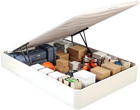 What The Sleep | Canapé Abatible de Madera Gran Capacidad | 135x1...