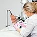 Practice Hand for Acrylic Nails,Silicone Nail Practice Hand with Stand Bracket,Flexible Bendable Nail Practice Fake Hand, Nail Training Hand Mannequin for Nail Art Display Beginners, Nail Tech