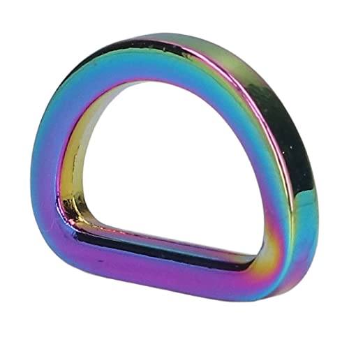 10Pcs 20mm D Rings for Bag Making Silver Zinc Alloy Metal D Rings Buckles with Polished Finish - Image 3