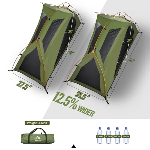 Carpa ligera impermeable para 1 persona Night Cat miniatura 2
