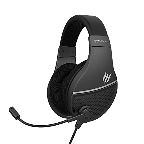 Tecware Q2 Professional Gaming Headset with Crystal Clear Mic & Large Earpads, Gaming Headphones for Mobile Phone, PS4, PC and Tablet. (Black) Tecware Q2 Professional Gaming Headset with Crystal Clear Mic & Large Earpads, Gaming Headphones for Mobile Phone, PS4, PC and Tablet. (Black)