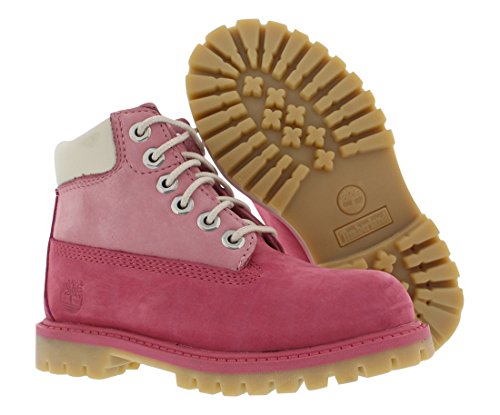 Image of Timberland Girls 6 Inch Classic Pink Combat Boot - 10 (Infants)
