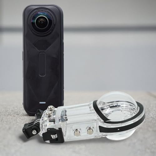 Funda de buceo invisible para Insta360 X5 con cubierta de lente transparente 5