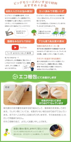 Bigmories（ビッグモリーズ）『椅子の張替えセット／レザー（合皮）無地』