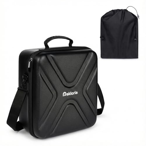 Starlink Mini Case with Signal-Friendly Dust Bag, Shockproof EVA Carrying Bag for Starlink Mini Dish & Accessories, 2-in-1 Shoulder and Hand Carry Options, Travel Kit for Camping & RV Outdoor Use