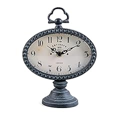 NIKKY HOME Vintage Table Clock with Beads, Shelf Desk Top Clock Battery Operated Rustic Design NIKKY HOME Vintage Table Clock with Beads, Shelf Desk Top Clock Battery Operated Rustic Design item