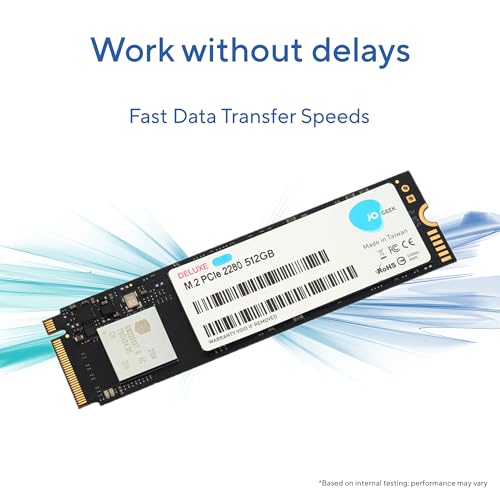 Image of ASUS JOGEEK 512GB M2 2280 /IN / /NVME, Upto 7000 MB /s R, 4300 MB /s W, 5Y Warranty, PCIe Gen 4 NVMe M.2 (2280), Compatible with All Laptops, Internal Solid State Drive (SSD), Black (JOGEEK P4X4 512GB)