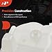 A-Premium Front Pressurized Engine Coolant Reservoir Tank with Cap & Tubing Compatible with Dodge 2009-2010 Journey 2.4L 3.5L, 2011-2019 Journey 3.6L