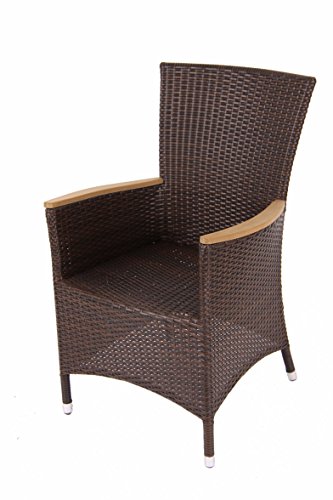 Preisvergleich Produktbild Dajar Sessel Eveline Polywood-Armlehner, Wenge, braun