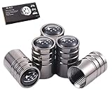 TK-KLZ 5Pcs Chrome Car Tire Valve Stem Caps for Subaru BRZ Outback Forester XV Legacy Exiga Ascent Decorative Accessories