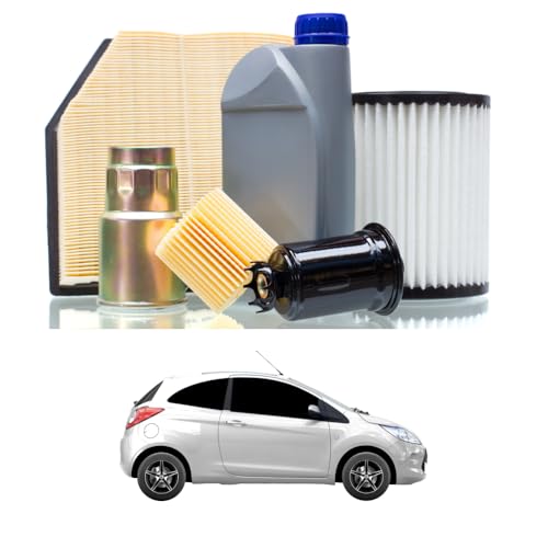 Kit Tagliando 3 Filtri Per Ford Ka 1.2 51 KW (2008-2016) – Filtro Olio, Aria E Abitacolo, Compatibilità Garantita, Spedizione Veloce