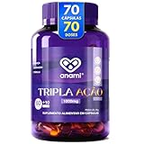 Óleo De Prímula + Linhaça + Borragem 1000mg | 70 Cápsulas