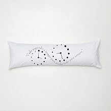 Travesseiro De Corpo Aconchego 1,30m X 38cm Com Fronha Microfibra Estampado - Cada Segundo