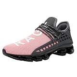  FUSHITON Zapatillas para Mujer Running Zapatos Deportivas Calzado de Seguridad Gimnasio Tenis Deporte Mujeres