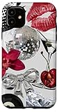 Summer Martini Disco Ball & Bow Flower Y2K