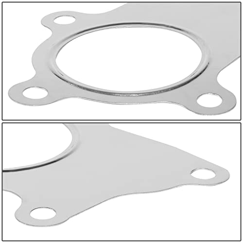 Image of DNA Motoring GKT-S-DP-5B Stainless Steel T3 /T4 TO4E Turbocharger Gasket Without Internal Wastegate, 2.25 inch ID Exhaust Port
