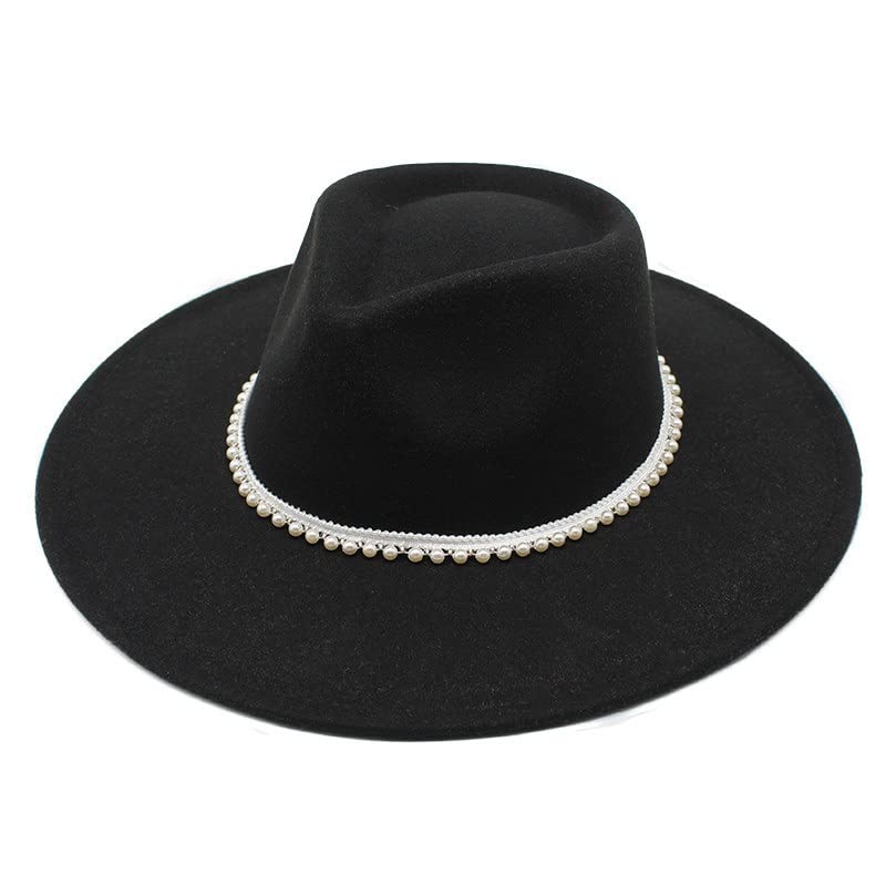 Amazon.com: XIXIDIAN Pearl Hats for Women Luxury 9 cm Big 
