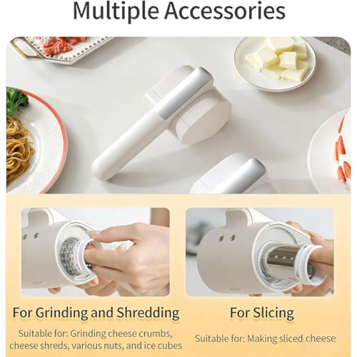 Rallador eléctrico inalámbrico para queso portátil miniatura 3