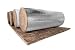 1.5" FSK Foil Faced Fiberglass Duct Wrap (4' Wide x 100' Length)