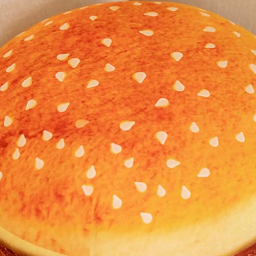 Coussin Hamburger en peluche pour décorer le canapé du salon