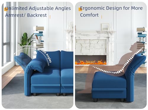 Luxury Sectional Sofa with Recliners