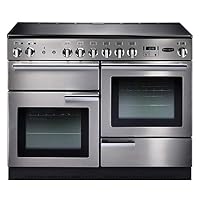 Rangemaster Professional Plus PROP110ECSS/C 110cm wide Electric Range Cooker with Ceramic Hob - Stainless Steel - A/A Rated