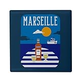 FORMAT CARRÉ 5CM : Avec ses dimensions de 5 x 5 cm, c'est le format idéal : assez grand pour bien voir le détail du motif, mais assez compact pour ne pas encombrer toute la porte du réfrigérateur. Les coins sont légèrement arrondis pour une finition douce.