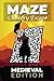 MAZE PUZZLE MEDIEVAL EDITION: Chivalry Escape Brain Challenging Maze Game Book Middle Age Medieval Theme Logical book | 6" x 9" in Size 60 Pages