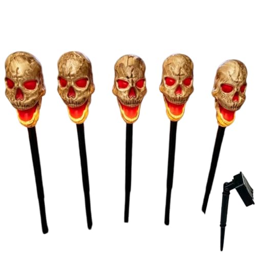 Luces de estaca de calabaza impermeables para evitar apagones en el patio