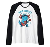 Photo Gallery axo-rock axolotl kawaii chitarra elettrica rock musicista maglia con maniche raglan Photo Gallery axo-rock axolotl kawaii chitarra elettrica rock musicista maglia con maniche raglan