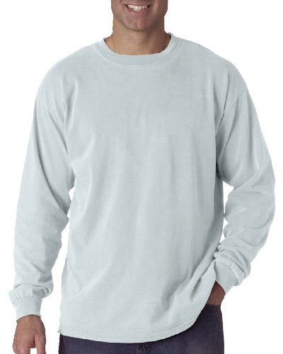 Comfort Colors Chouinard Men's Ring Spun Bottom Hem Garment T-Shirt Chambray