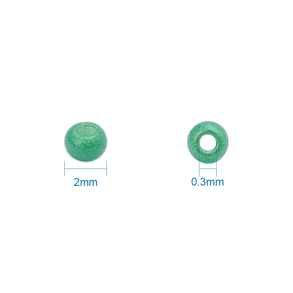 Tibaoffy Verde scuro Perline Dimensione 6/0 Perle di Vetro del Seme dei Mestieri 4 mm per la Fabbricazione dei Gioielli (Totale Circa 100g Circa 1200