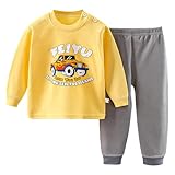 [BINBINNIAO] 子供服 男の子 ジャージ トレーナー 上下2点セット スウェット ガールズ 長袖 tシャツ セットアップ キッズ パーカー ロングパンツ スポーツウェア カジュアル 可愛い 韓国風 スポーツ ファッション 部屋着 春秋服