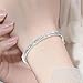 reloj de dos tonos chapado en plata pura para mujer Imagen de reloj de dos tonos chapado en plata pura para mujer