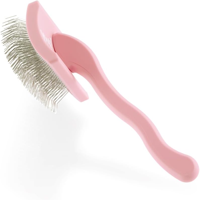 ¡YUUP! - PINKBRUSH MINI Cepillo profesional de dientes largos y cardado de alta densidad para perros y gatos, accesorios para el cuidado de mascotas 3