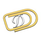 dupont palladium gebürstet  Dupont Geldscheinklammer vergoldet und Palladium D-Logo