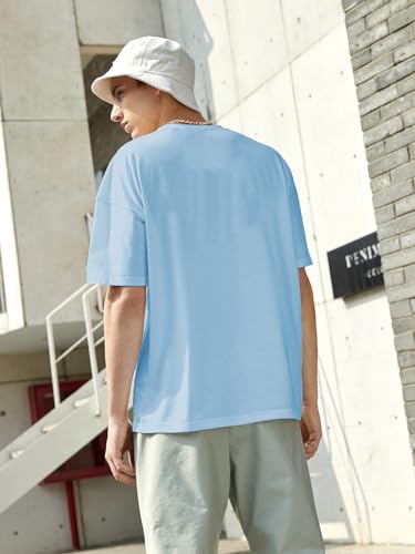 Image of KOTTY Men's Cotton Blend Regular Fit T-Shirt|Casual Wear|Lightweight Breathable