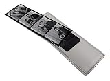 Photo Booth Nook (100 Pack) 2X6 Acrylic Magnetic Frames with Inserts for Photobooth Strips, Refriger