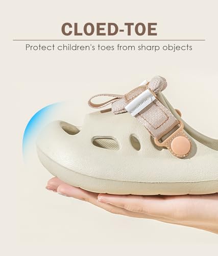 Kids Sandals Boys Girls Slides Summer Water Indoor Outdoor Shower Beach Pool Shoes with Backstrap4