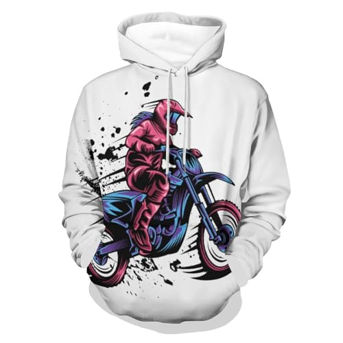 Sweat à Capuche Motocyclette UMENG pour Vos Balades en Ville et Route
