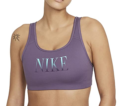 Preisvergleich Produktbild Nike Swoosh Dri-Fit Bra Sport-BH (S, anethyst)