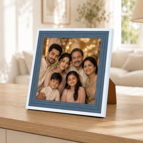 Image of Art Street Customize Premium 3D Photo Frame With Photo Upload and Rakhi For Raksha Bandhan, Brother, Sister, Birthday, Anniversary for Husband, Couple, Parents For Table & Wall Both (Square, 8x8 Inch)