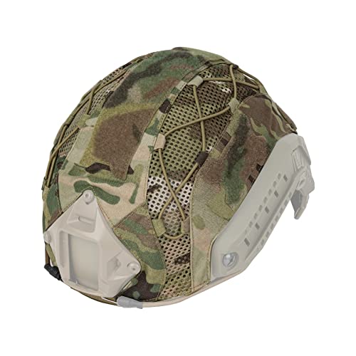 Tactical Helmet camo Cover for Fast Helmet in Size M/L, Paintball Shooting Gear - 500D Nylon -Without Helmet(camo)