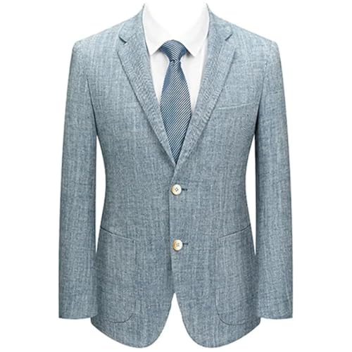 Men's Four Seasons Solid Color Casual Light Suit Jacket Wedding Party Business Blazer