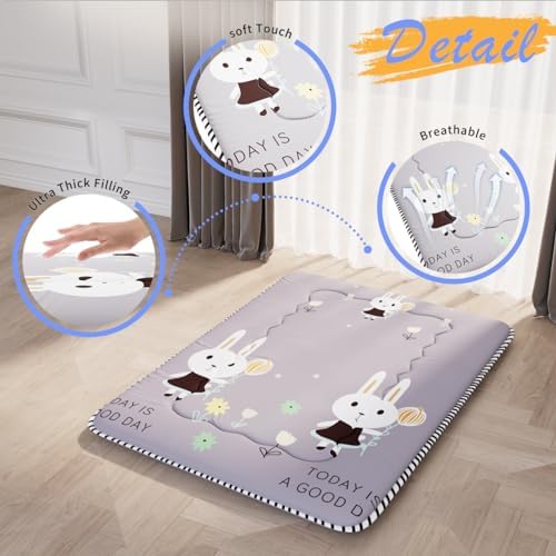 Materasso Futon Giapponese Pieghevole - Tatami Portatile Per Campeggio O Ospiti