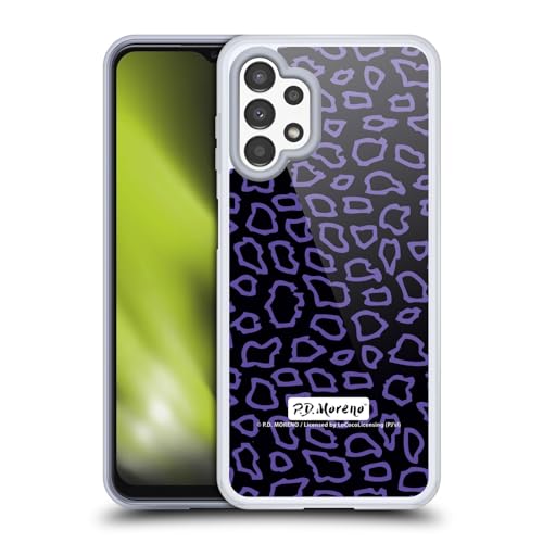 Funda de gel P.D. Moreno negro púrpura para Samsung Galaxy A13
