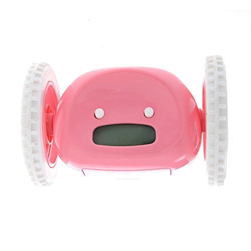 Umin Runaway Alarm Clock with Wheels, Pink Amazon.in Baby Products