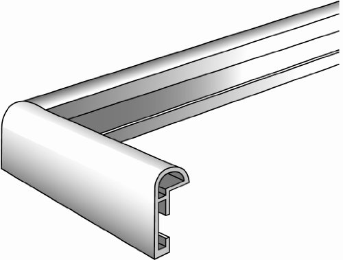 walther design Bilderrahmen stahl 40 x 50 cm Galeria Kunststoffrahmen KD050H – Ansicht 2