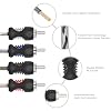RECOIL RCI43 100% Oxygen Free Copper 4-Channel RCA Audio Cable, Twisted Pair with Noise Reduction (3ft)